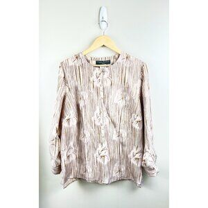 Floral Beige Women's Top